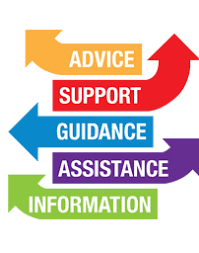 directional signs have terms related to Guidance offices on them.