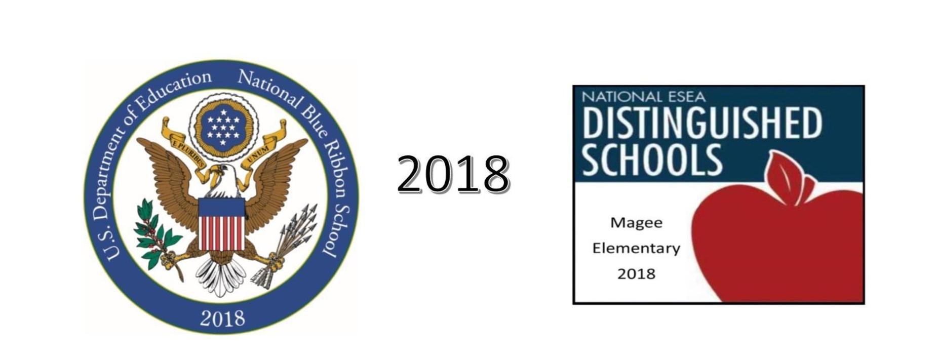 blue ribbon and national distinguished school