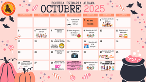 Calendario de eventos de octubre