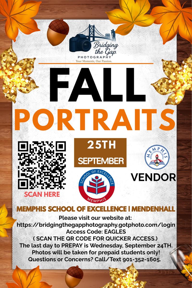 Fall Portraits on the 25th of September!