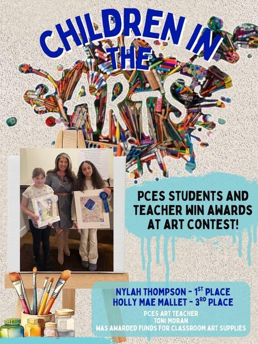PCES students shined brightly at the Children in the Arts Contest, proudly representing their school!