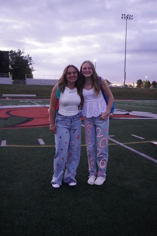 Several seniors wore their "senior" jeans.