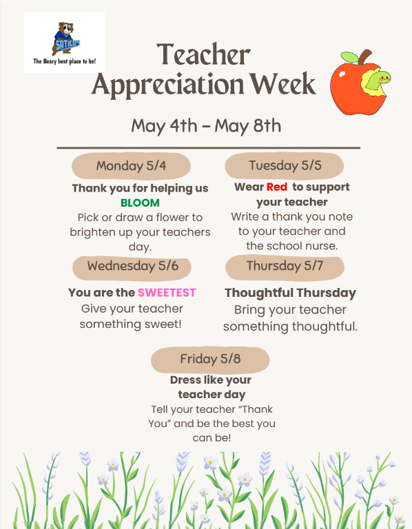 Teacher Appreciation Week!