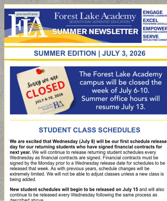 Picture of July 3 Newsletter