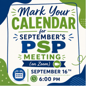 Mark your calendar for psp meeting