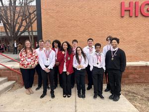 Frenship Media Students at SkillUSA Contest