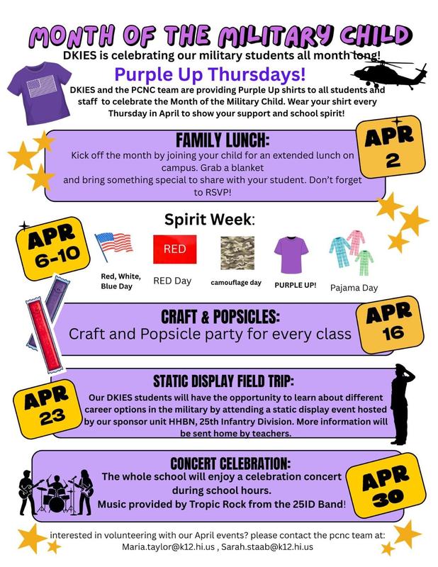 month of the military child events 2026