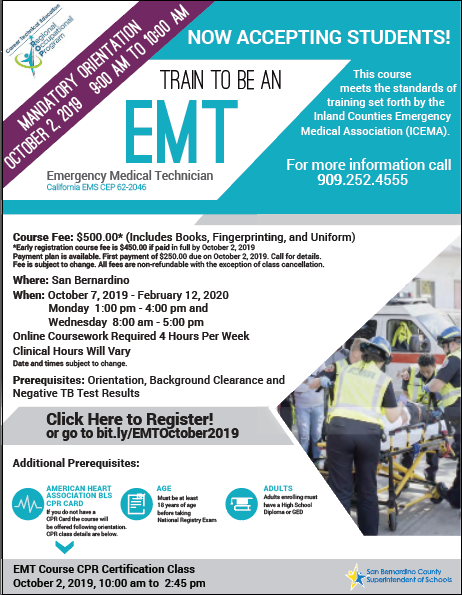 Train to be an Emergency Medical Technician (EMT) Thumbnail Image