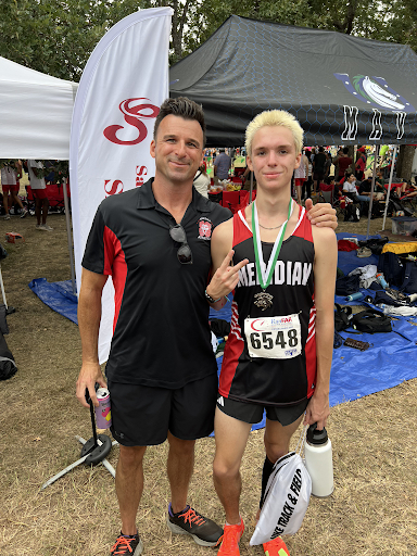 Congratulations to Finn R. who medaled in the Cedar Park Invitational Cross Country Meet on September 6!