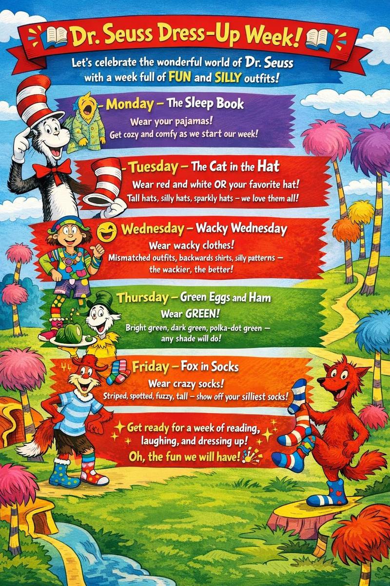 Dr. Seuss Dress up days