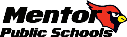 Mentor Public Schools logo featuring a cardinal bird.