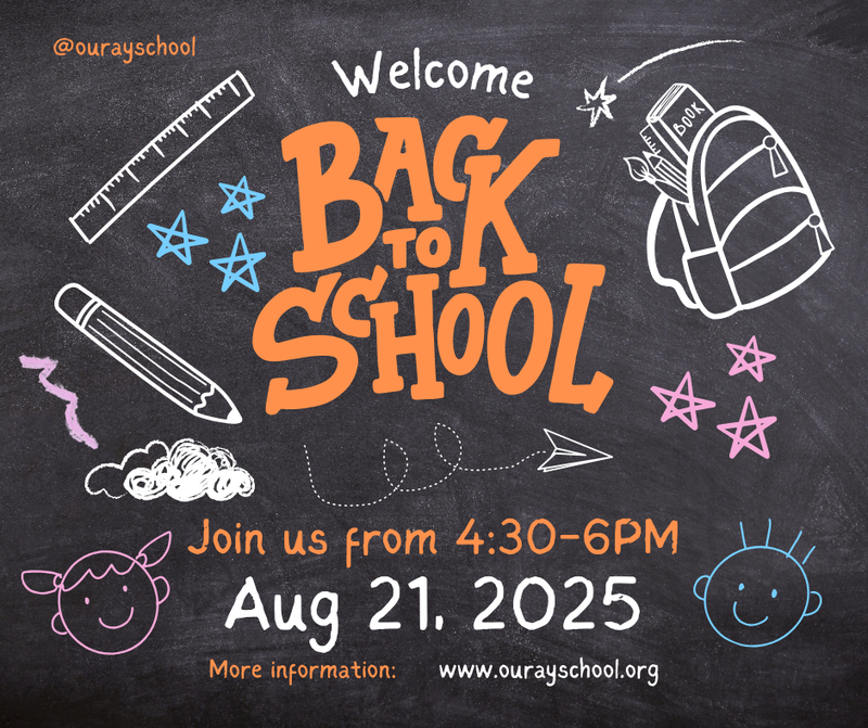 Ouray Back to School Graphic
