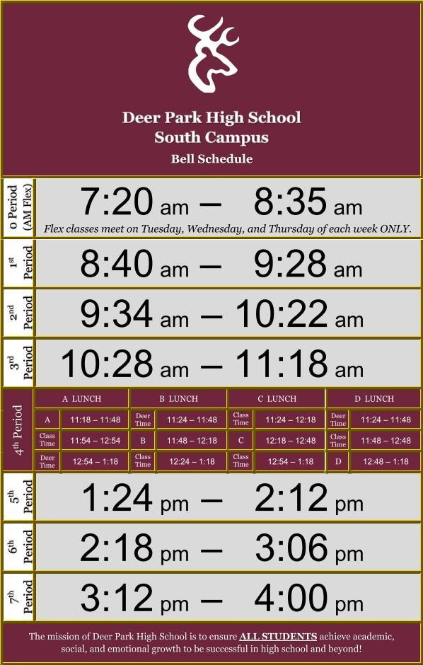 Bell Schedule