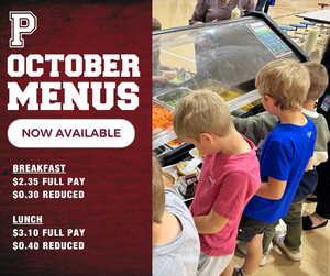 October Menus Now Available