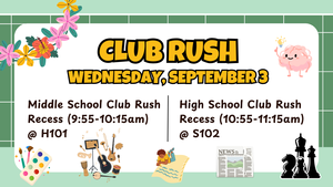 Club Rush Flyer