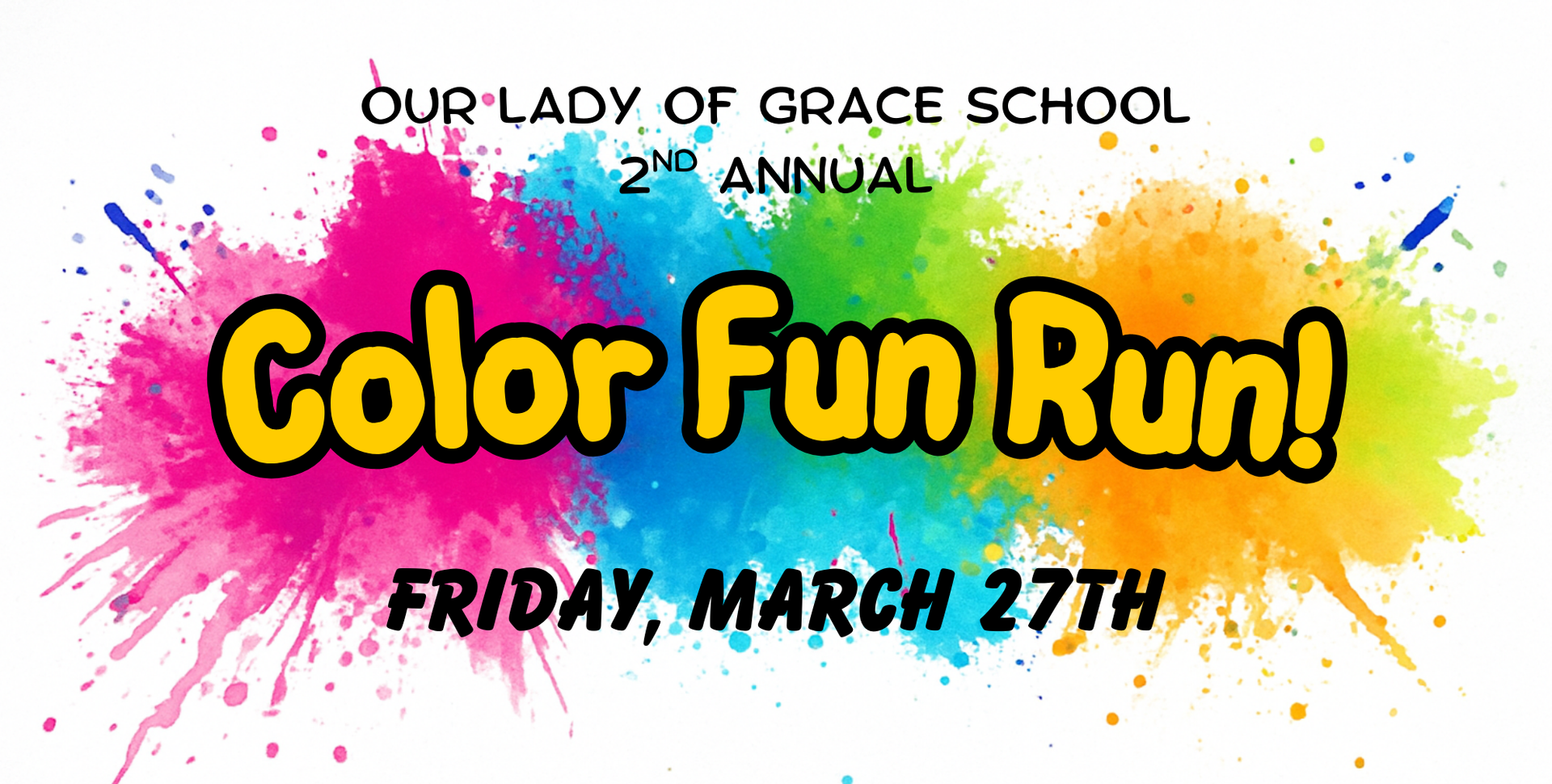 Color Run on Friday March 27