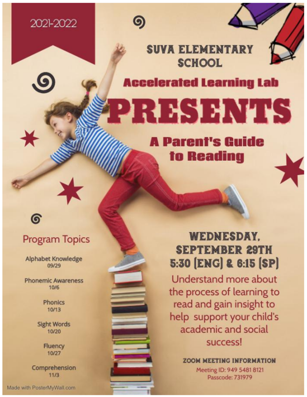 ALL Parent Guide to Reading English FLYER