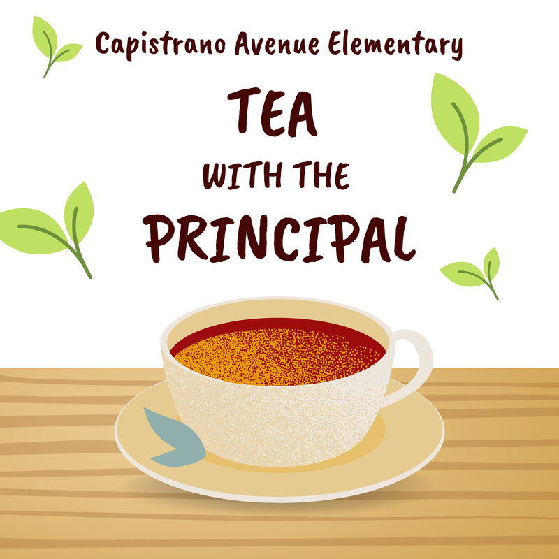 Tea with the Principal - Thursday, April 16th at 3:30 pm Thumbnail Image