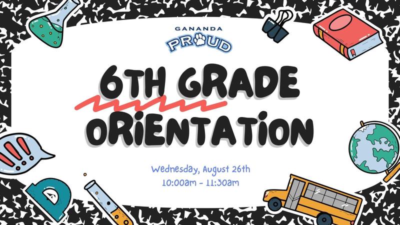 6th Grade Orientation