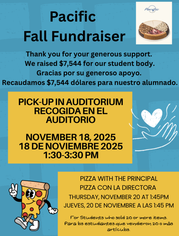 Fall Fundraiser Pickup