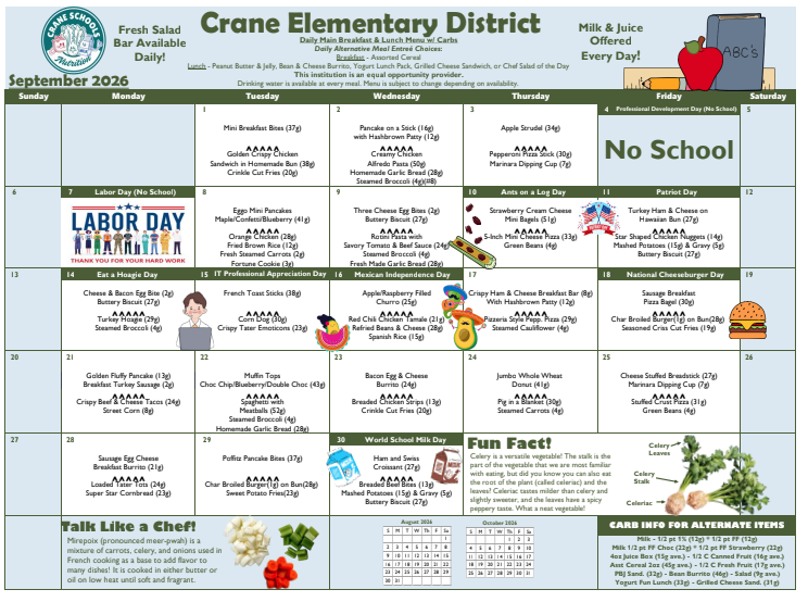 Sep MENU