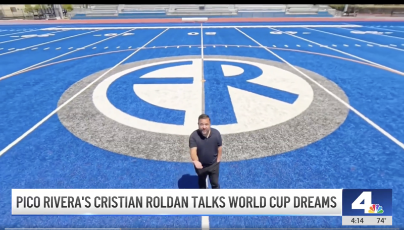 NBC4 video on Cristian Roldan at ERHS, click to watch