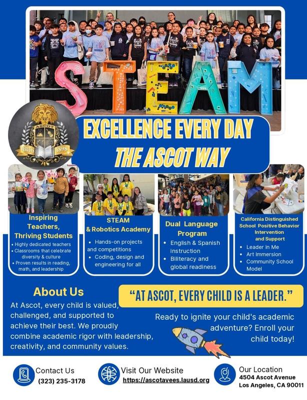 Enroll your child at Ascot today
