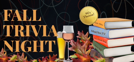 Fall Trivia Night 90's style with books