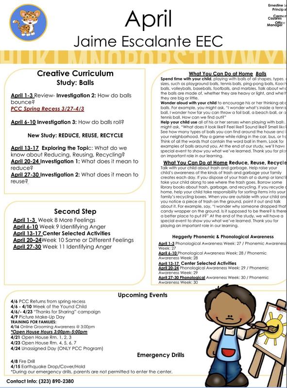 April newsletter English  pg1