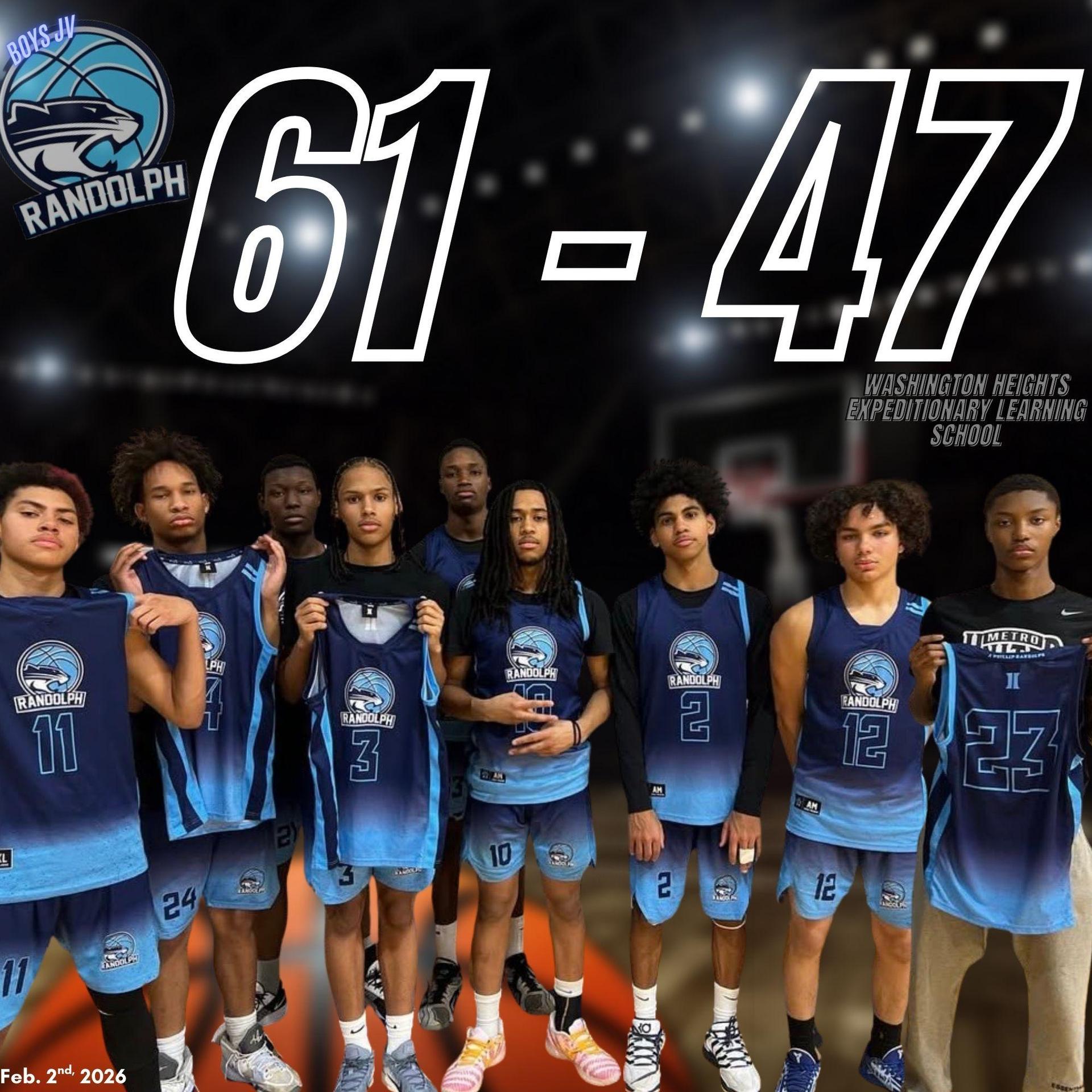 JV BASKETBALL WIN 01/14/26