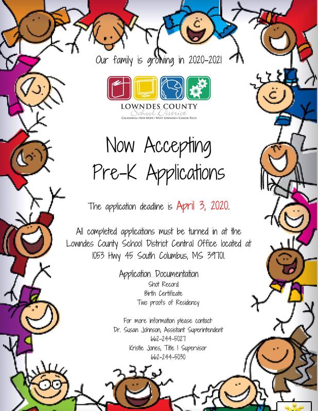 PreK application flyer