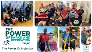 collage of photos of the adult day program