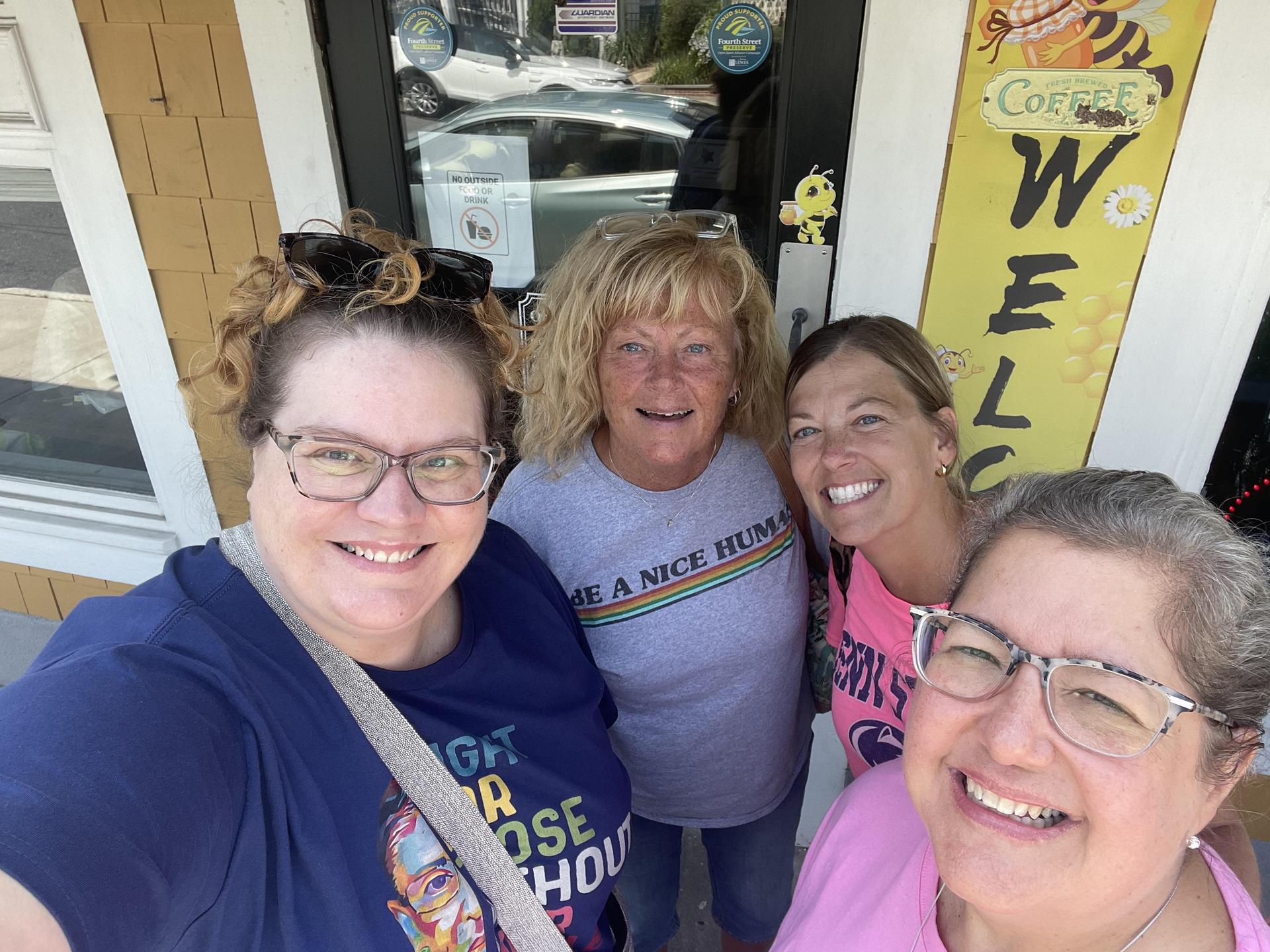 Girls trip to Rehoboth with Mrs. Gulley, Mrs. Evans, and Mrs. Clever!
