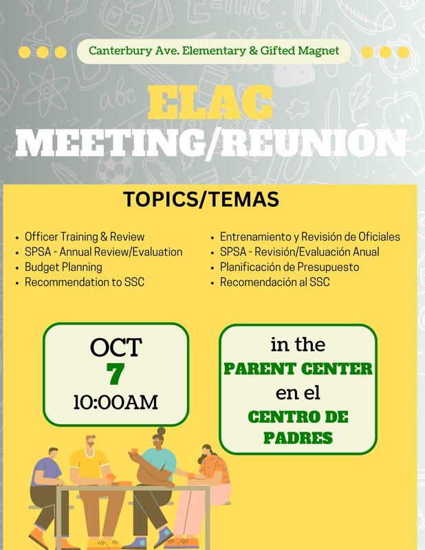 ELAC Meeting