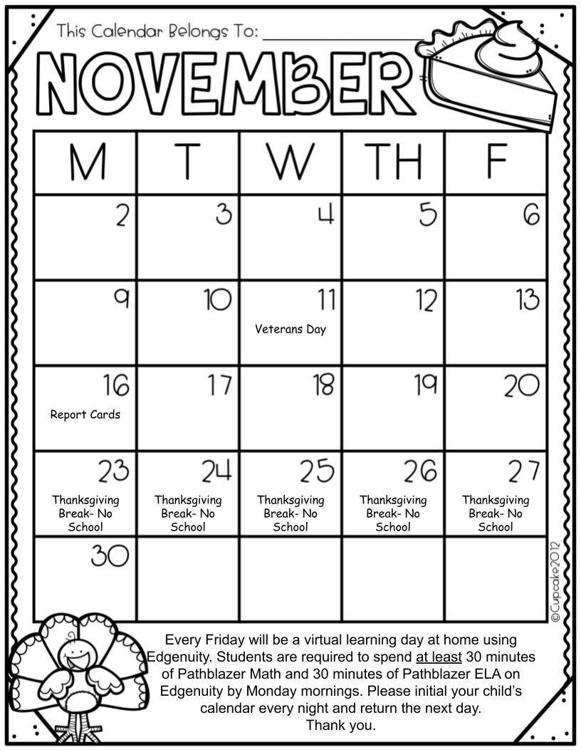 Monthly Calendars And Lunch Menus Morgan Callaway Pataula Charter 