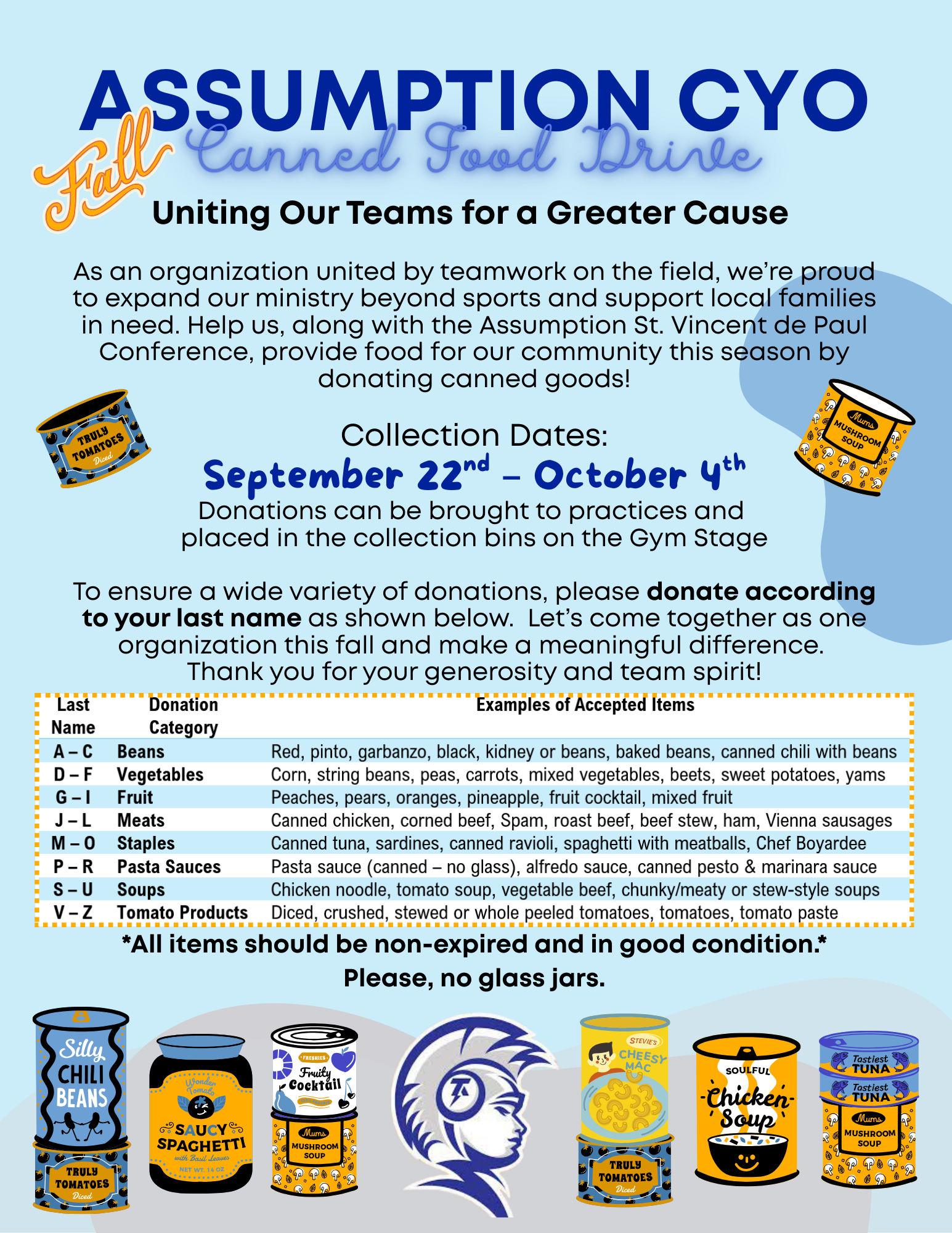 CYO Food Drive