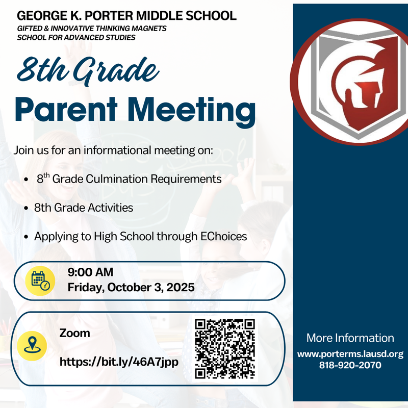 8th Grade Parent Meeting