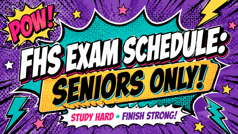 SENIOR EXAM SCHEDULE Featured Photo