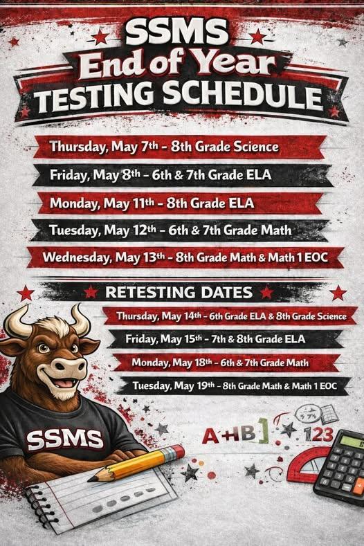 Mark your Calendars:  EOGs are coming!!! Featured Photo