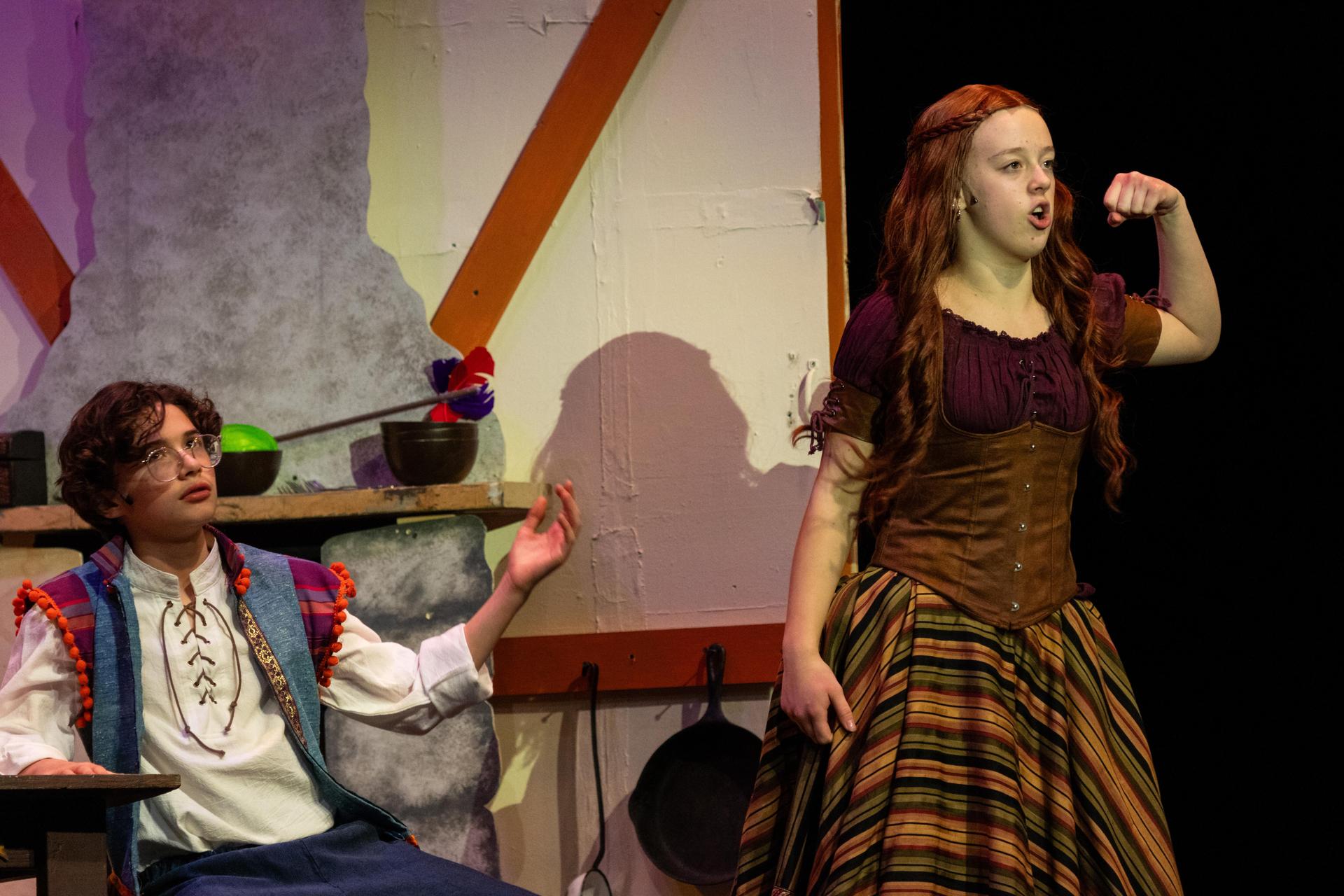 A scene from Something Rotten, Jr.