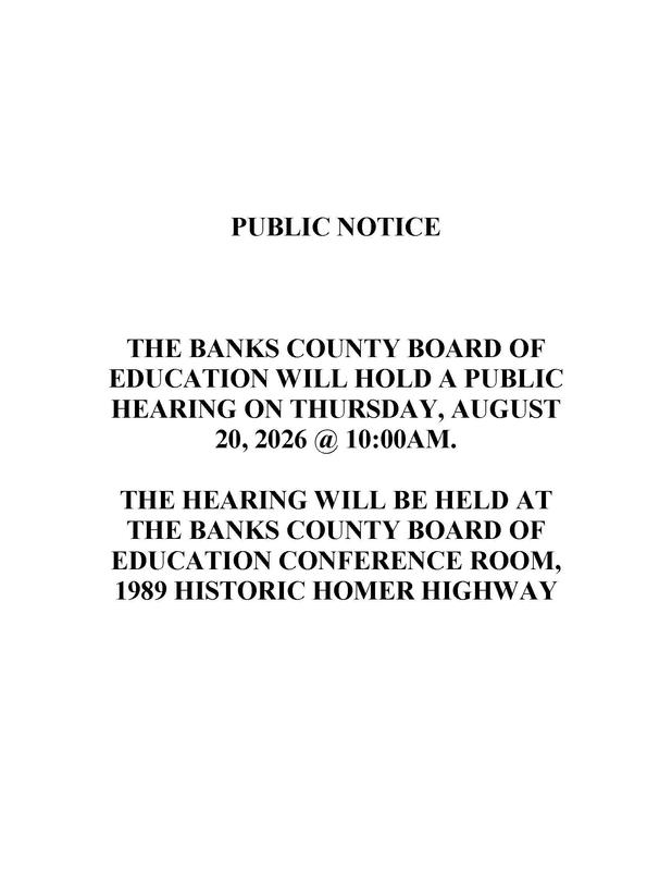 Public Hearing