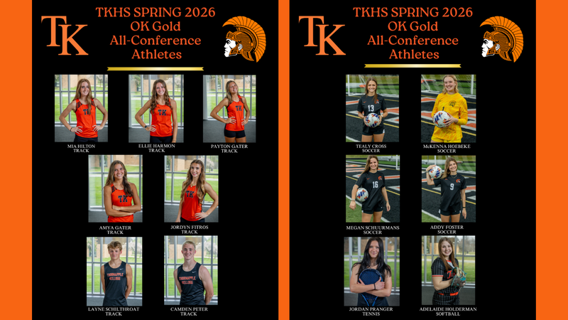 TKHS Spring 2026 All-Conference Athletes