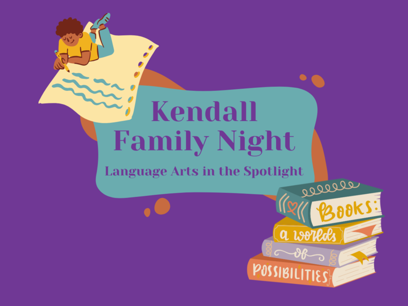 promo graphic - Kendall Elementary Family Night - ELA focus