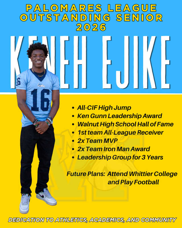 Male student in jersey holding a trophy, showcasing awards and future plans.