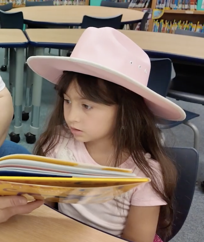 girl celebrating Dolly Day
