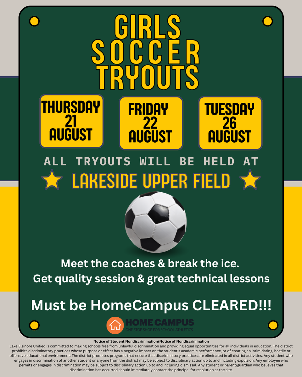 girls soccr tryouts