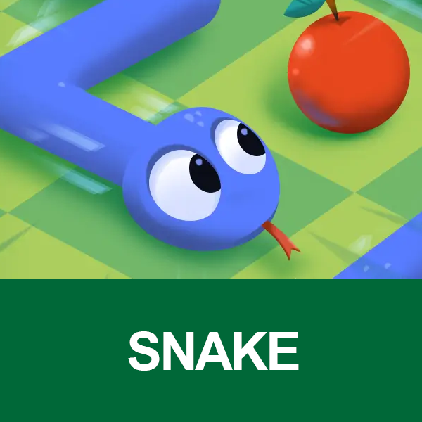 Google Snake image of snake with apple