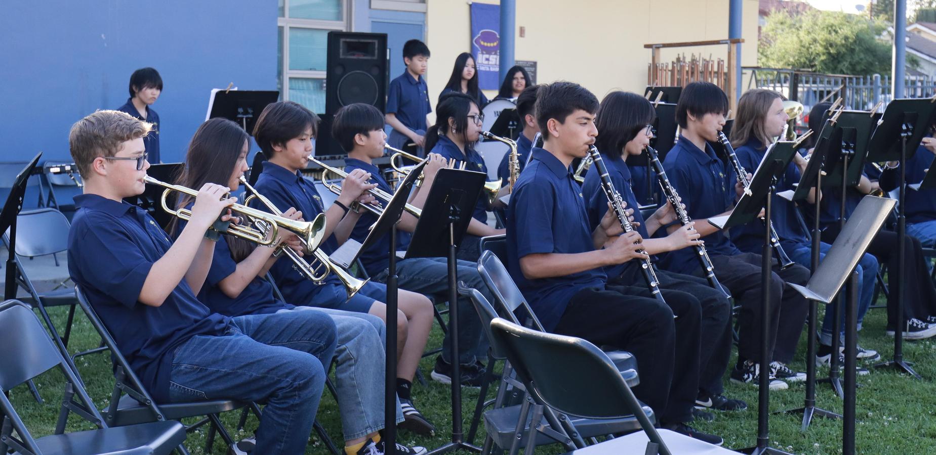 Gidley Band Students performing