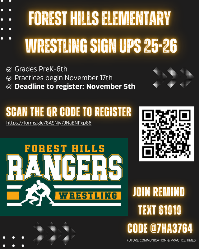 wrestling sign ups