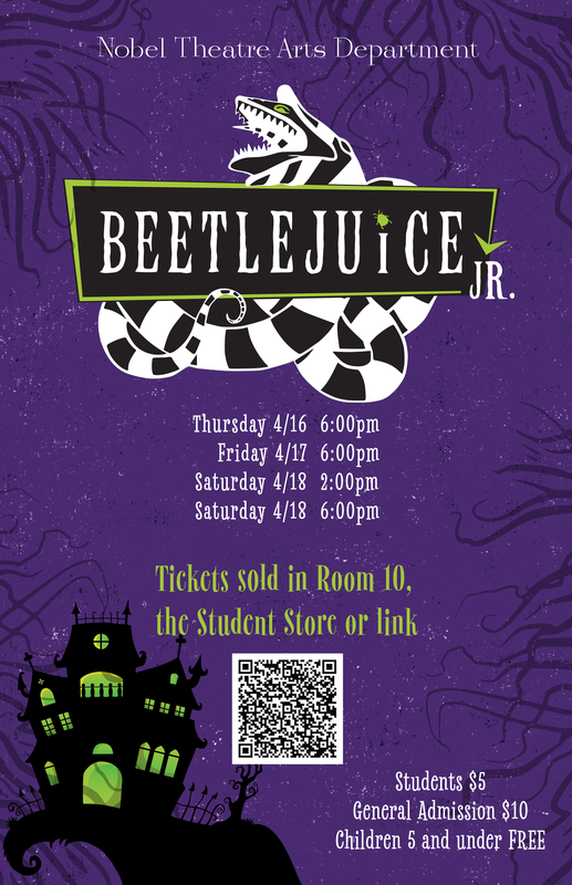 Nobel Theatre Arts Presents - Beetlejuice Jr. Featured Photo
